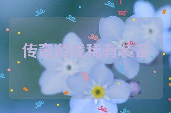 传奇游戏稀有装备