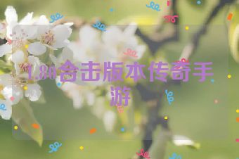 1.80合击版本传奇手游