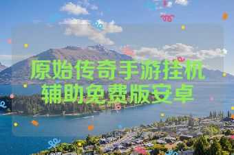 原始传奇手游挂机辅助免费版安卓