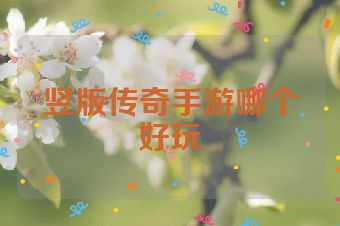 竖版传奇手游哪个好玩